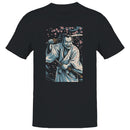 Samurai Warrior Katana Cherry Blossoms Men's T-shirt