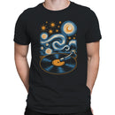 Starry Night Vinyl Record Men's T-shirt