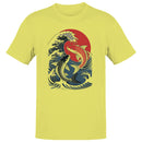 Japanese Koi Fish Wave and Red Sun Men's T-shirt