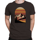 Stay Wild Retro Mountain Sunset T-shirt