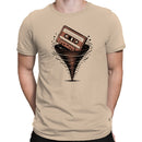 Retro Cassette Tape Tornado Spiral Men's T-shirt