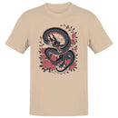 Japanese Dragon Floral Art Men's T-shirt
