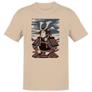 Samurai Warrior with Mount Fuji Men's T-shirt