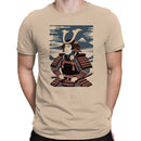 Samurai Warrior with Mount Fuji Men's T-shirt