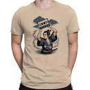 Samurai Holding Cassette Tape Men's T-shirt