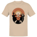 Desert Sunset Vinyl Record Scene T-shirt