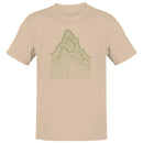 Men's T-shirt - Topographic Mountain Line Art