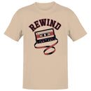 Rewind Cassette Tape Retro Music Men's T-shirt