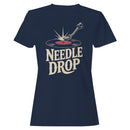 Needle Drop Vinyl Record Player Women's T-shirt
