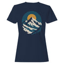 Mountain Sunrise Minimalist Art Women's T-shirt