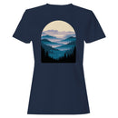 Misty Blue Mountain Landscape Women's T-shirt