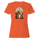 Women's T-shirt Retro Mountain Landscape Badge