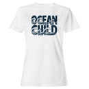 Ocean Child Wave Typography Women's T-shirt