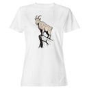 Mountain Goat on Rocky Cliff Women's T-shirt