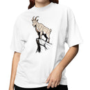 Mountain Goat on Rocky Cliff Women's T-shirt