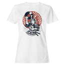 Samurai Holding Vinyl Record Women's T-shirt