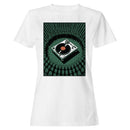 Turntable Surrounded by Cannabis Plants Women's T-shirt