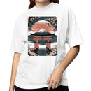 Japanese Torii Gate Cherry Blossoms Women's T-shirt