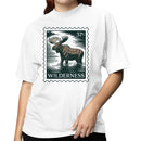 Wilderness Moose Vintage Stamp Women's T-shirt