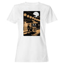 Japanese Street Food Cart Night Lanterns Women's T-shirt