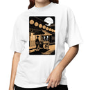 Japanese Street Food Cart Night Lanterns Women's T-shirt