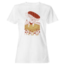 Sumo Wrestler Lifting Sushi Women's T-shirt
