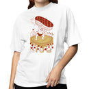 Sumo Wrestler Lifting Sushi Women's T-shirt