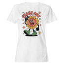Women's T-shirt - Peace Out Smiling Sunflower