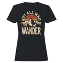 Mountain Adventure Women's T-shirt - Not All Who Wander