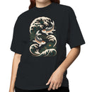 Japanese Koi Fish Ocean Waves Women's T-shirt