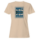 Tetons Vintage Mountain Stamp Women's T-shirt