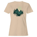 Women's T-shirt Adventure Awaits Mountain Moon