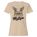 Mixtape Cassette Wings Retro Music Women's T-shirt