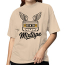 Mixtape Cassette Wings Retro Music Women's T-shirt