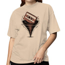 Retro Cassette Tape Tornado Spiral Women's T-shirt