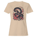 Japanese Dragon Roses Floral Art Women's T-shirt