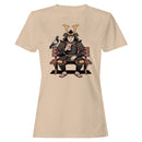 Samurai with Pigeon Women's T-shirt