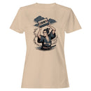 Samurai Holding Cassette Tape Women's T-shirt
