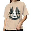 Reading in Hammock Under Pine Trees Women's T-shirt
