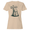 Women's T-shirt Trailhead Adventure Illustration