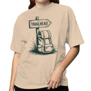 Women's T-shirt Trailhead Adventure Illustration