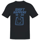 Shift Happens Manual Gear Shift Quote T-shirt