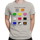 Race Day Flags Chart Men's T-shirt