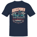 Horsepower Quarter Mile Burnout Men's T-shirt