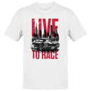 Live to Race City Muscle Car Skyline Men's T-shirt
