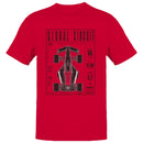 Global Circuit V6 Hybrid Race Car Blueprint T-shirt