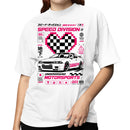 Speed Division 90s Motorsports Pixel Heart T-shirt