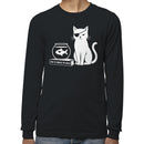 Pirate Cat Humor Men's Long Sleeve T-Shirt