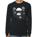 Zen Garden Cat Sunrise Men's Long Sleeve T-Shirt