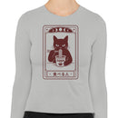 Ramen Cat Tarot Women's Long Sleeve Shirt